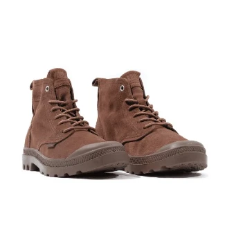 Picture of Palladuim - PAMPA HI SKIN - DARK BROWN