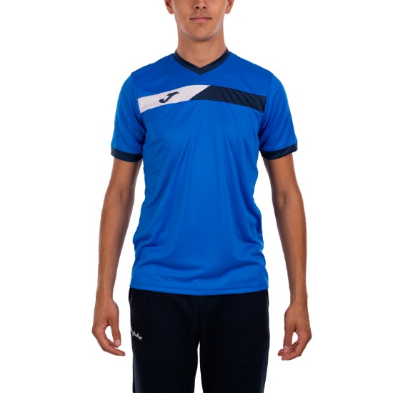 Picture of Joma Court T-shirt Royal and White
