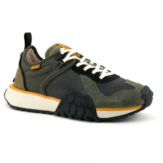 Picture of PALLADIUM Troop Runner Sneakers - Olive Multi