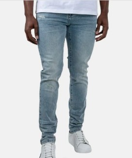 Picture of Ben Sherman - Abrasion Slim Fit Light Blue Jean